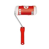 Alpina Spezialroller, Farbroller für Wandfarben und Effektfarben, 12 cm breit, hochwertiger Nylon-F