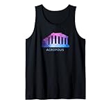 Parthenon Acropolis Of Athens Griechenland Sights Digital Art Tank Top