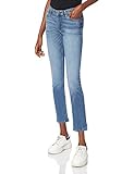 Cross Jeans Damen Jeans Alan - Skinny Fit - Blau - Sky Blue Used W25-W34 Stretch Baumwolle, Größe:32W / 36L, Farbvariante:Sky Blue Used 201