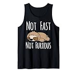 Faultier nicht schnell nicht wütend süß und lustig schlafend Faultier Tank Top
