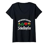 Damen Mir reichts ich geh schafkopfen I lustiges Schafkopf T-Shirt mit V