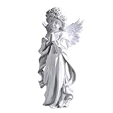 luckxuan Skulptur Beten Engel Statuen für Wohnkultur, Mädchen Angel Skulptur Harz Figur Technik Handgemachtes Religiöses Geschenk für Dekoration von Häusern Desktops Büros Skulpturen Dek