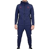 Nike Herren Sweatshirt PSG M NSW TCH Pck Hoodie Fz Cl, Midnight Navy/University Red, S, CI2131