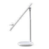 Bürolampe Cuckoo Ladegerät/Stecker Dual-Zweck LED Schreibtischlampe stufenlose Dimmentischlampe mit 3 Beleuchtungsmodi Schlafzimmer Nachttischlicht mit USB L