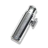 M&M Smartek Dosierer Portionierer Spender Schnupf Dispenser Alu sniff Snuff Bottle Sniffer V8.0 (Silber)