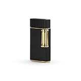 Colibri Julius feuerzeug mit Doppel Flamme | nachfüllbar | fur Zigarren und Zigaretten | Premium-Metallkonstruktion | Elegante Geschenkbox | Zwei Jahre Garantie | füllbar mit Butan, N