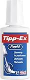 Tipp-Ex BZ818 Rapid, Korrekturfluid mit Auftragsschwämmchen, schnelltrocknend, 1x25ml, Ideal für das Büro, das Home Office oder die S