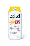 Ladival, Empfindliche Haut Sonnenschutz Lotion LSF Parfümfreie Sonnenlotion ohne Farb und Konservierungsstoffe wasserfest ml, Lichtschutzfaktor 30, 200