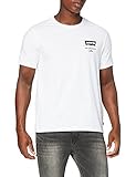 Levi's Herren Housemark Graphic Tee T-Shirt, Left Chest Batwing White, XL