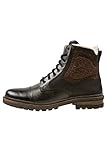 Nebulus Herren Leder Winterstiefel, Handmade, gefüttert mit 100% Merinowolle, Modell B