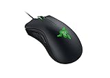 Razer DeathAdder Essential Gaming-Maus, optischer Sensor, 6400 DPI, 5 programmierbare Tasten, mechanische Schalter, gummierte Seitengriffe, klassisches Schw