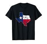 Texas Flagge Cooles Jahrgang Texanische Flaggen Damen Herren T-S