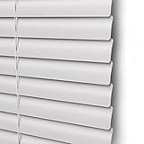 LXLA Jalousie Rollos Fensterrollos Weiß Aluminium Blind zum Büro Kinderzimmer,Fensterrollos mit Beschlägen,2,6/2,4/2,2/2/1,8/1,6/1,4/1,2/1 M Höhe (Size : 140x200cm/55x78.7in)