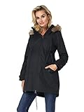 Noppies Damen Jacket 2-Way Malin Umstandsjacke, Schwarz (Black P090), L