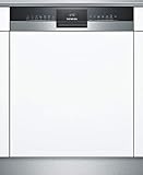 Siemens SN53HS36TE iQ300 Teilintegrierter Geschirrspüler / E / 92 kWh / 12 MGD / Smart Home kompatibel via Home Connect / varioSpeed Plus / Oberkorb mit rackM