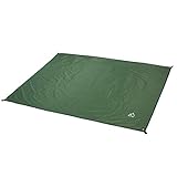 Terra Hiker Camping Zelt Tarp, Outdoor Plane, Wasserdichte Picknickdecke mit Tragetasche (Dunkelgrün S: 150 cm x 220 cm)