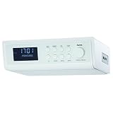 Hama IR320 Internetradio (ideal für Küche und Werkstatt, als Unterbauradio oder mit Standfunktion verwendbar, Weckfunktion und WLAN) weiß