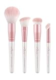 Make-Up Pinselset Luvia, Flawless Face Brush Set, Gesichtspinsel-Set, 4 Vegane Kosmetikpinsel, Schminkp