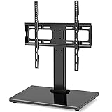 RFIVER TV standfüße TV Standfuss TV Ständer Schwenkbar Höhenverstellbar für 26-55 Zoll Flach & Curved Fernseher bis zu 40 kg Max. VESA 400x400