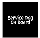 Auto Sticker Autoaufkleber Lustig Dog Service Dog On Board Aufkleber Fenster Vinyl Aufkleber Pet Therapy Training Welpe（15Cm）