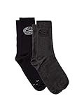 FC Bayern München Business-Socken 2er Set schwarz/grau, 35-38