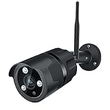 Netvue Überwachungskamera Aussen, Kamera Überwachung 1080P HD, WLAN Aussen Kamera mit Alexa Kompatibel, IP Kamera mit Nachtsicht und Bewegungsmelder, Außen Kamera mit IP66 Wasserdicht und 2-Weg