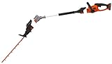 Black & Decker SeasonMaster 4-in-1 Akku-Heckenscheren / Kettensägen Kombi-Set (18V, bestehend aus Heckenschere, Kettensägenaufsatz und Verlängerungsstab, inkl. 2.0 Ah Akku und Ladegerät)