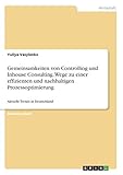 Gemeinsamkeiten von Controlling und Inhouse Consulting. Wege zu einer effizienten und nachhaltigen Prozessoptimierung: Aktuelle Trends in D