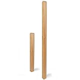 WEIDENPROFI Holzpfosten aus Lärchenholz, vierkant, kopfgerundet, Abmessung: (LxBxH) 9 x 9 x 95