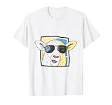 Schaf mit Sonnenbrille Schäfer Hirte Landwirte Schafe Lustig T-S