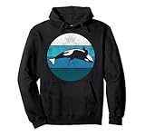 Schwertwal Killerwal Retro Geschenk Meerestiere Orca Wal Pullover H