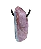 budawi® - Paraiba Turmalin Trommelstein Anhänger Kettenanhänger mit Lederb