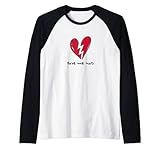 Hipster-T-Shirt mit Aufschrift 'Love Me Not Broken Heart' Rag