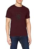 cotton division Herren MEHAPOMTS190 T-Shirt, Bordeaux, XL