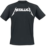 Metallica Textured Logo Männer T-Shirt schwarz XXL 100% Baumwolle Band-Merch, B