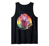 Anime Girl Painter Damen japanischer Künstler Tank Top