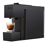 K-FEE 710257 Square Kaffeekapselmaschine, (1455 Watt, 0,8 Liter Wassertank, Farbe High Gloss Black)