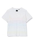 Superdry Damen SB Rainbow Entry Tee T-Shirt, Weiß (Ice Marl Stripe HUI), S (Herstellergröße:10)