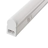 LED Lichtleiste 110cm 15W warmweiß matt (verfügbare Längen: 30cm, 55cm, 90cm, 150cm) inkl. Anschlußkabel 1,5m Stecker und Montagematerial Küchenlampe Unterbaulampe Werkstattlampe Kü