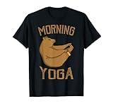 Yoga Bär Morgen Yogastunde Yogalehrerin Yogalehrer T-S