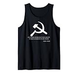 Communist & Socialist Philosophie - Karl Marx Zitat Tank Top