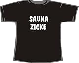 Sauna Zicke; T-Shirt schwarz, Gr. XXXL