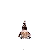 FEIZAO Weihnachtswichtel Weihnachtsbaum Deko Gnom Tomte Weihnachtsdeko Weihnachtsanhänger Basteln Weihnachtsschmuck LED Filz Plüsch Hängende Charms Anhängerweihnachtsdeko Christbaumanhänger anhäng