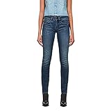 G-STAR RAW Damen Lynn Mid Rise Skinny Fit Jeans, Blau (Dark Aged), 25W x 32L