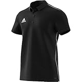 adidas Herren CORE 18 Polo Hemd, Schwarz-Weiss, 3XL