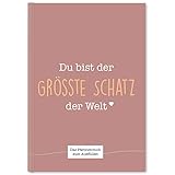Cupcakes & Kisses® Pärchenbuch zum Ausfüllen I Valentinstag Geschenk für Sie & Ihn I Erinnerungsbuch für Paare I Geschenkidee für Freund & F
