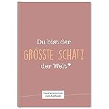 Cupcakes & Kisses® Pärchenbuch zum Ausfüllen I Valentinstag Geschenk für Sie & Ihn I Erinnerungsbuch für Paare I Geschenkidee für Freund & F