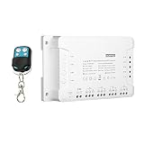 conpoir 4CH R3 / PRO R3 ITEAD RF 433 MHz 4-Gang-WLAN-Switch 3 Arbeitsmodi Inching/Self-Locking/Interlock-WLAN-Smart-Switch Kompatibel mit Amazon Alexa und für Google Home/Nest Smart Home mit RF