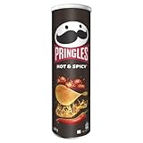 Pringles Hot & Spicy | Scharfe Chips | Einzelpackung (1 x 200g)