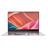 Daysky V9 MAX Laptop, 15.6'' Full HD Computer, Core i5-1035G1 Prozessor, 12GB RAM, 256GB SSD, Fingerabdruckerkennung, Ziffernblock mit Hintergrundbeleuchtung(Silber)